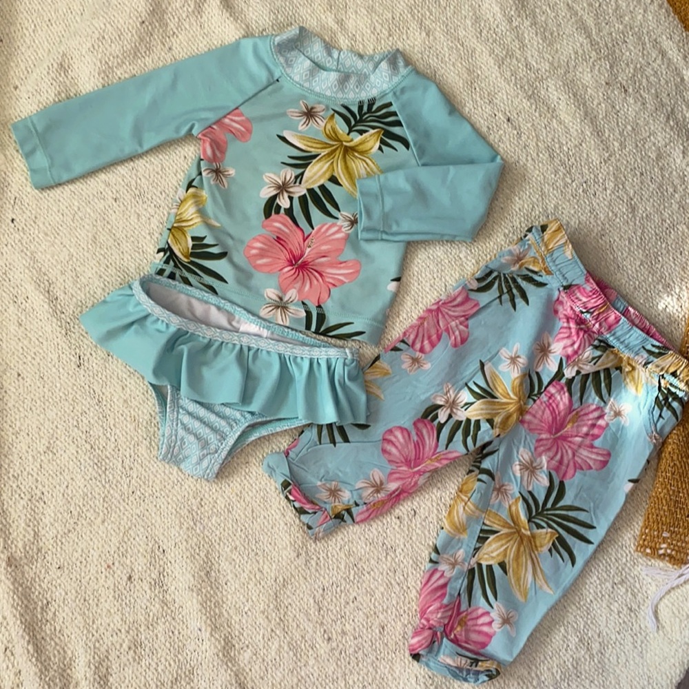 Three piece Girl Bathing Suit